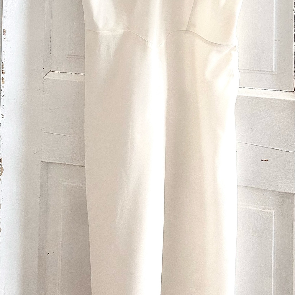 Vintage Barbizon Ivory Full Slip Ariel Tafredda Metal Side Zipper S/M